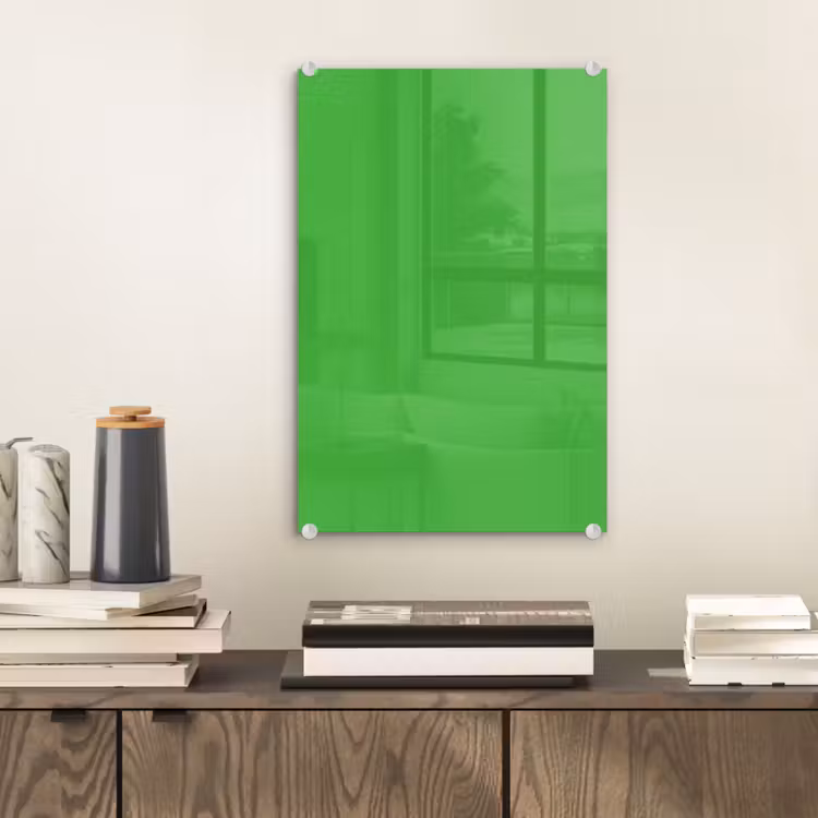 Glas schilderij - Kelly - Green - Groen — 2