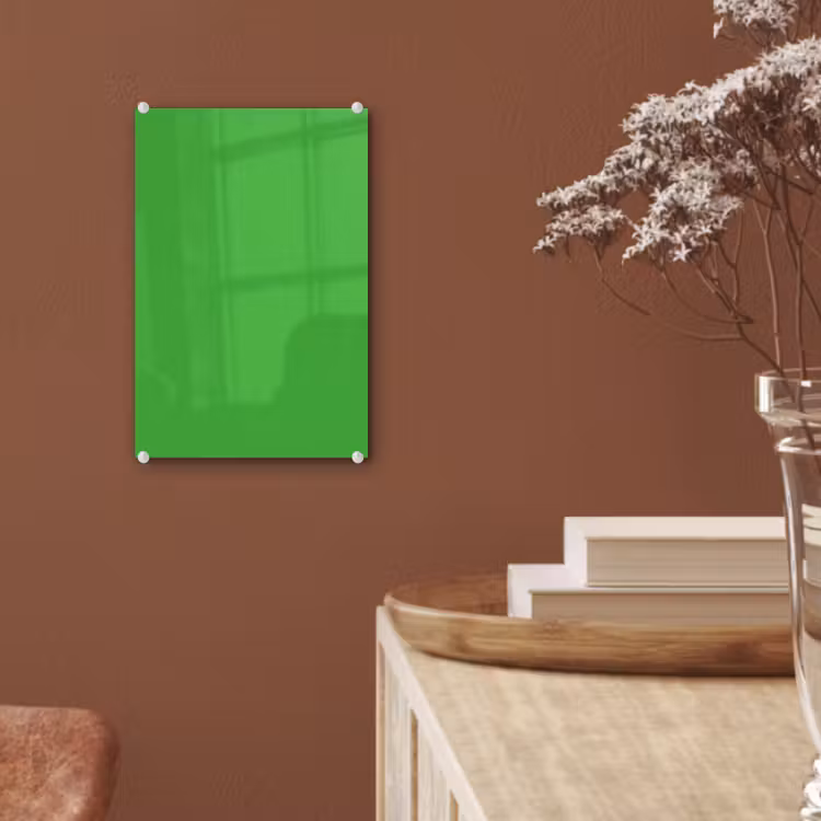 Glas schilderij - Kelly - Green - Groen — 6