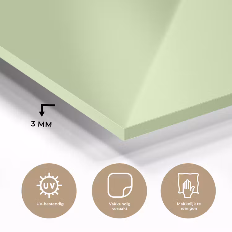 Glas schilderij - Light - Lime - Groen — 3