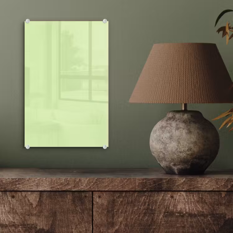 Glas schilderij - Light - Lime - Groen — 4