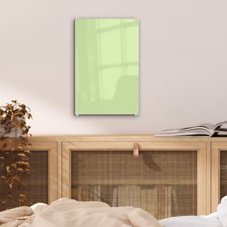 Glas schilderij - Light - Lime - Groen — 5