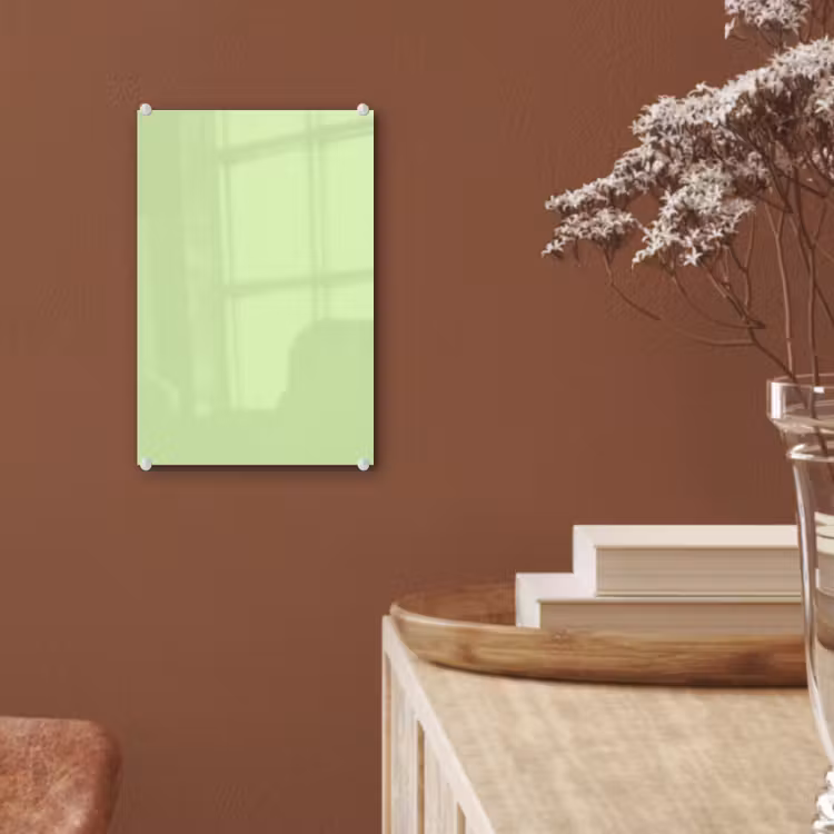 Glas schilderij - Light - Lime - Groen — 6