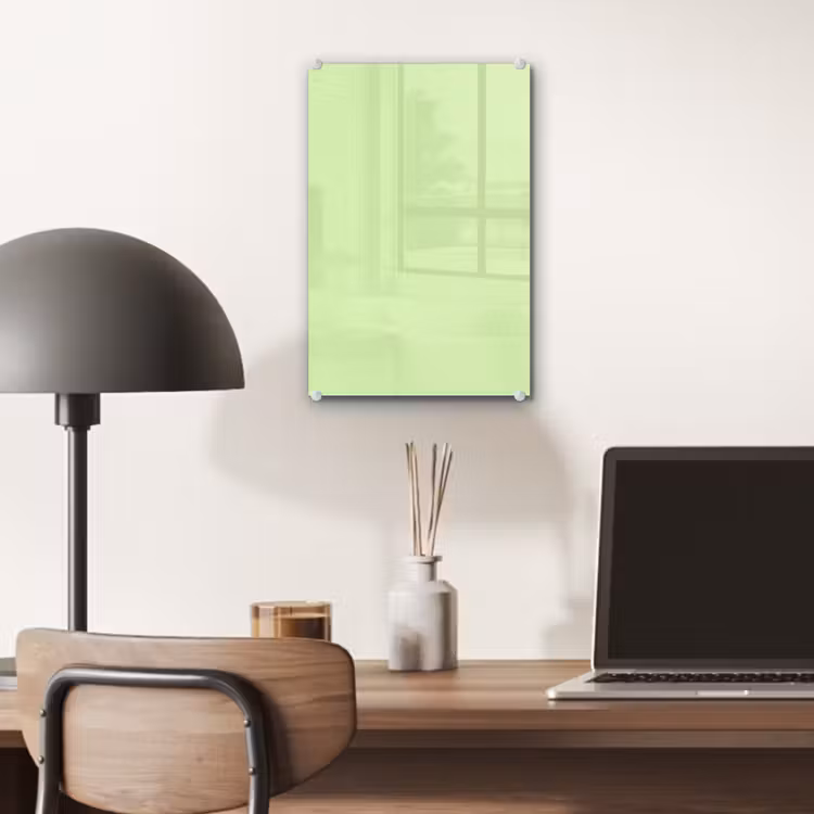 Glas schilderij - Light - Lime - Groen — 7