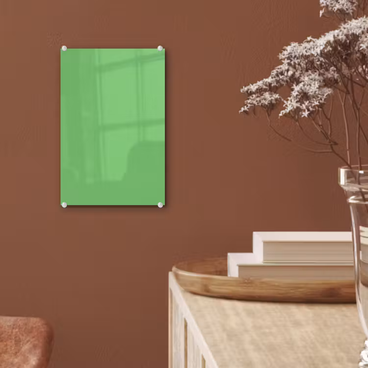 Glas schilderij - Meadow - Green - Groen — 6