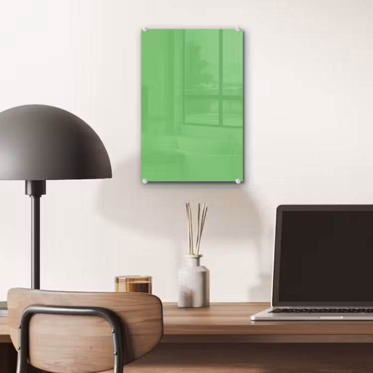 Glas schilderij - Meadow - Green - Groen — 7
