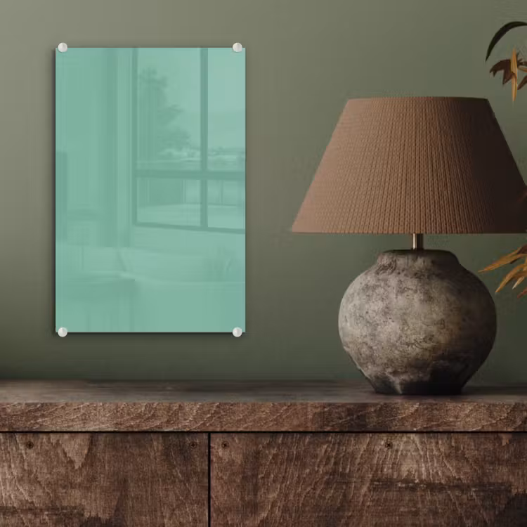 Glas schilderij - Ocean - Jade - Groen — 4