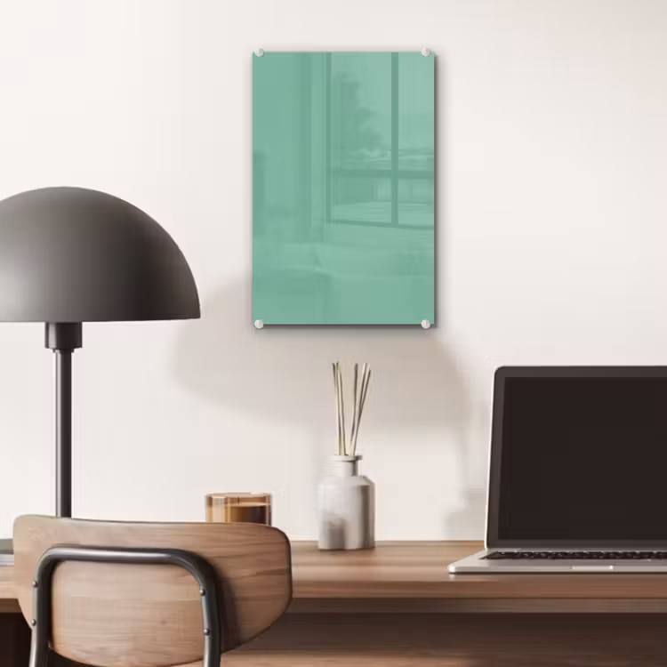 Glas schilderij - Ocean - Jade - Groen — 7