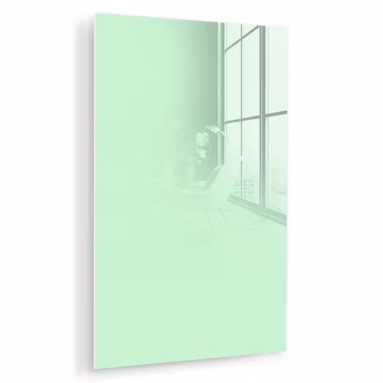 Glas schilderij - Pale - Mint - Groen — 1