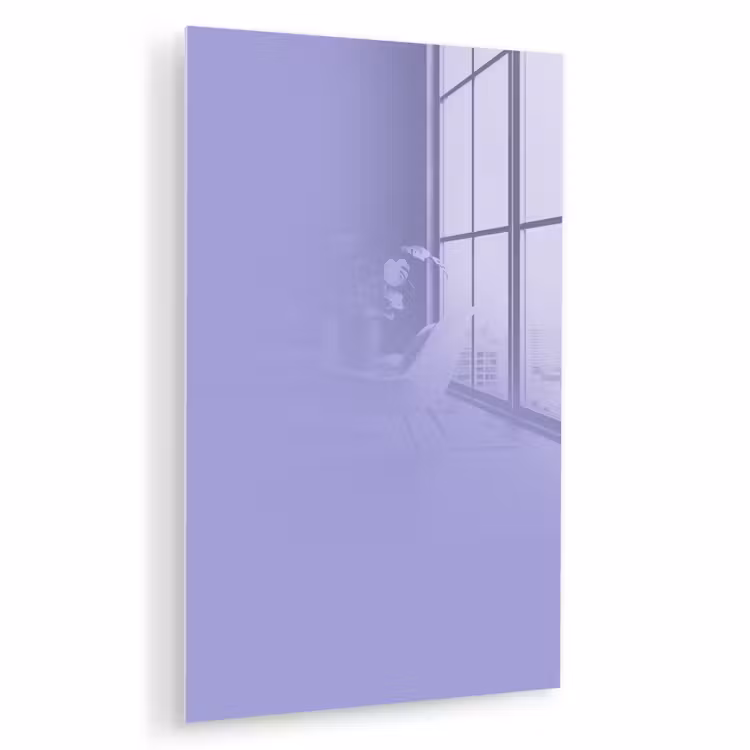 Glas schilderij - Ceil - Paars - Lila — 1
