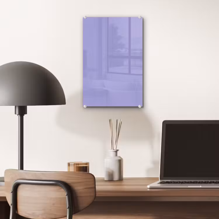 Glas schilderij - Ceil - Paars - Lila — 7