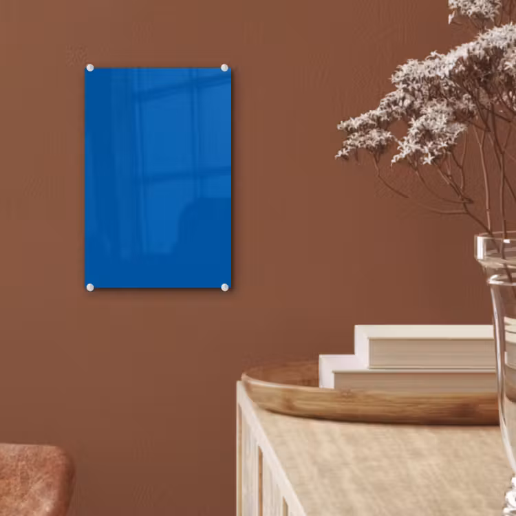 Glas schilderij - Classic - Azure - Blauw — 6