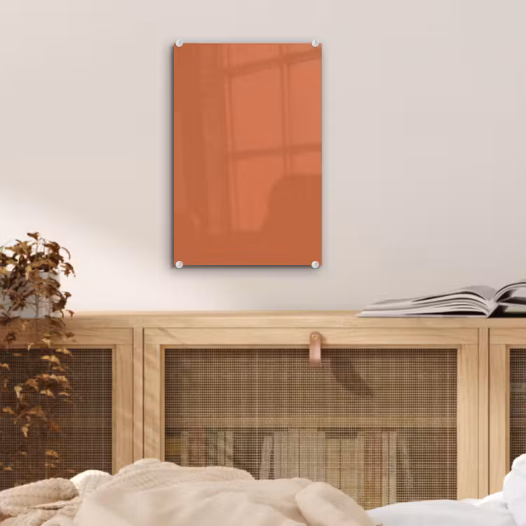 Glas schilderij - Classic - Terracotta - Oranje — 5