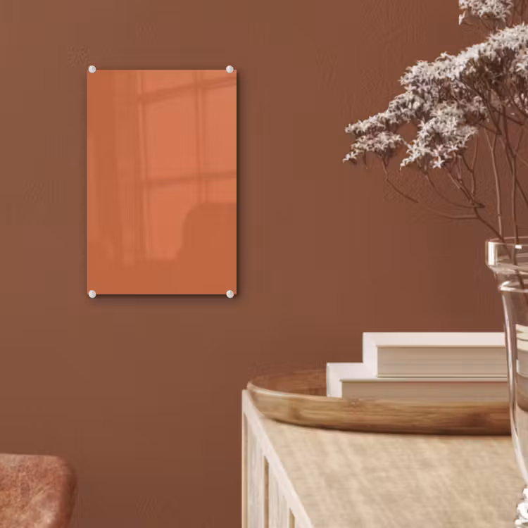 Glas schilderij - Classic - Terracotta - Oranje — 6