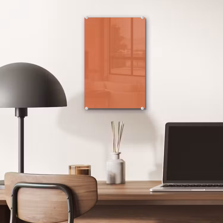 Glas schilderij - Classic - Terracotta - Oranje — 7
