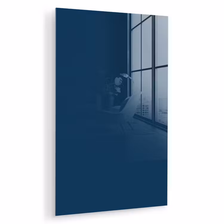 Glas schilderij - Deep - Ocean - Blauw — 1