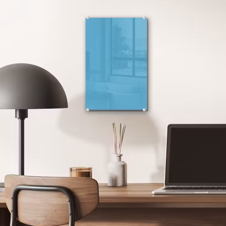 Glas schilderij - Ocean - Teal - Blauw — 7
