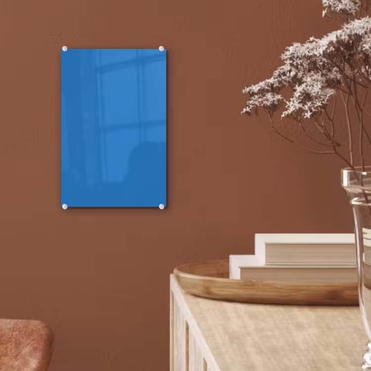 Glas schilderij - Royal - Blue - Blauw — 6