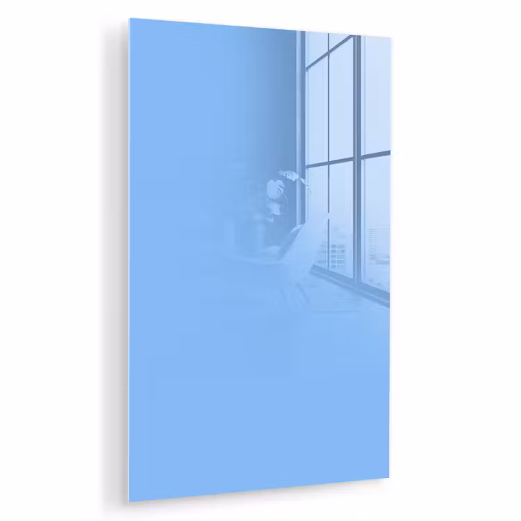Glas schilderij - Sky - Glow - Blauw — 1