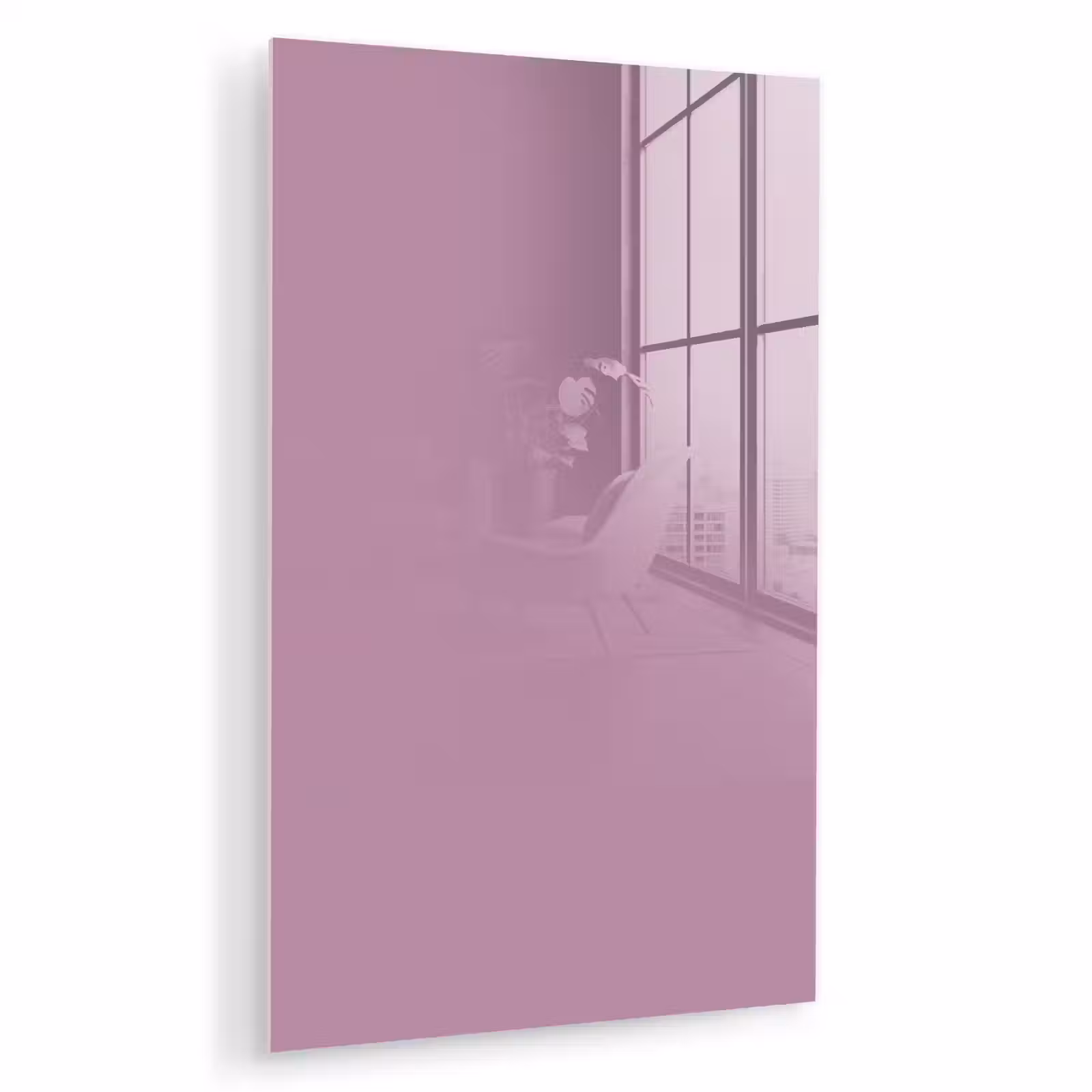 Glas schilderij - Lilac - Paars - Mauve — 1