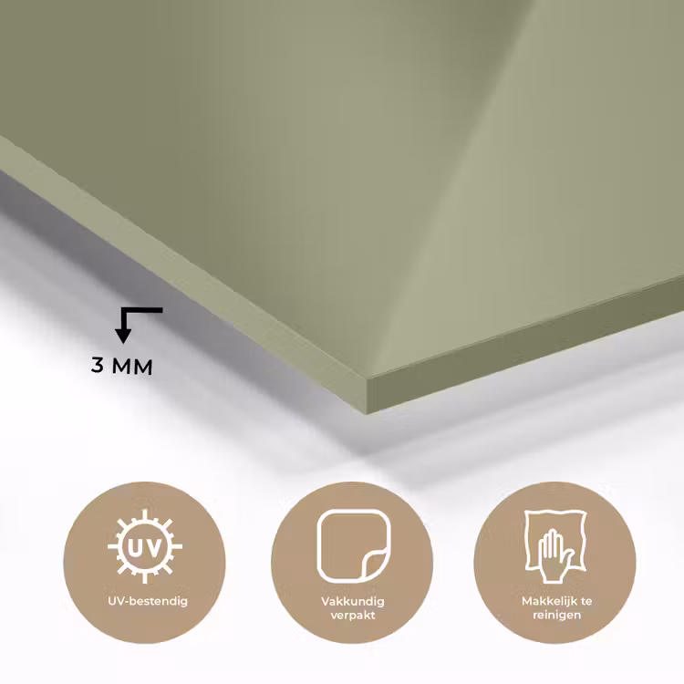 Glas schilderij - Herbal - Matcha - Groen — 3