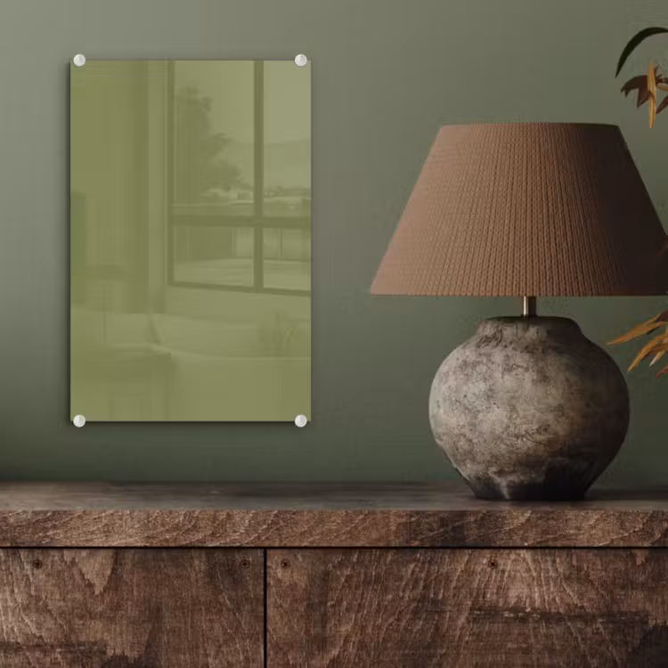 Glas schilderij - Herbal - Matcha - Groen — 4