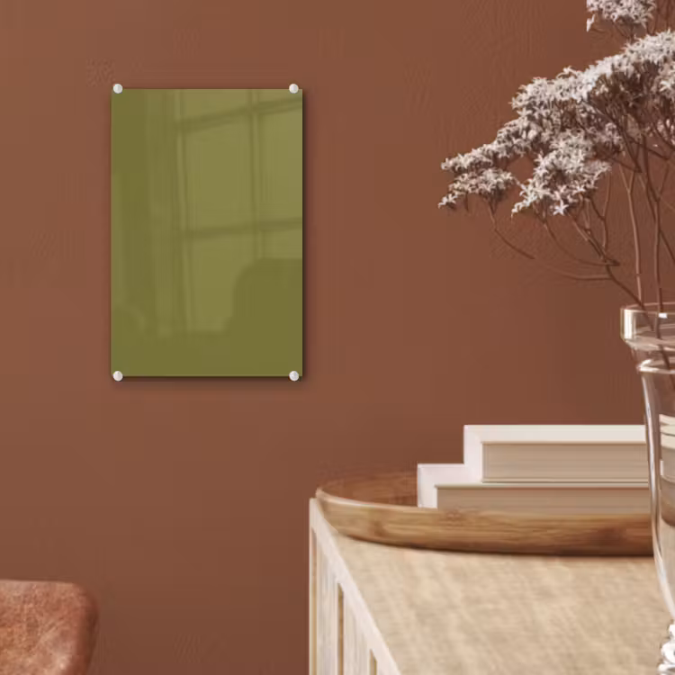Glas schilderij - Juniper - Groen - Organisch — 6