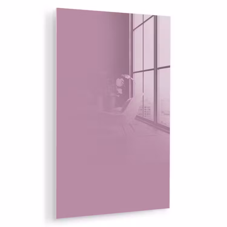 Glas schilderij - Lilac - Paars - Mauve — 1