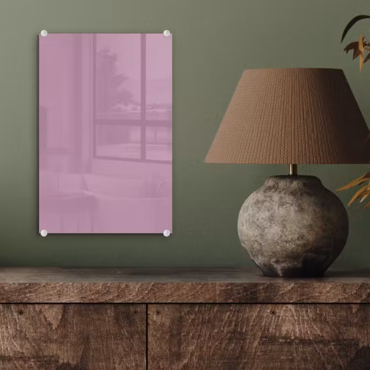Glas schilderij - Lilac - Paars - Mauve — 4