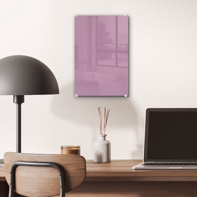 Glas schilderij - Lilac - Paars - Mauve — 7