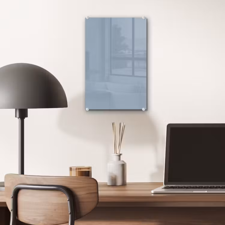 Glas schilderij - Mellow - Breeze - Blauw — 7