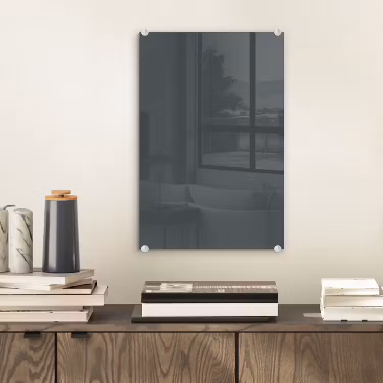 Glas schilderij - Slate - Millstone - Grijs — 2