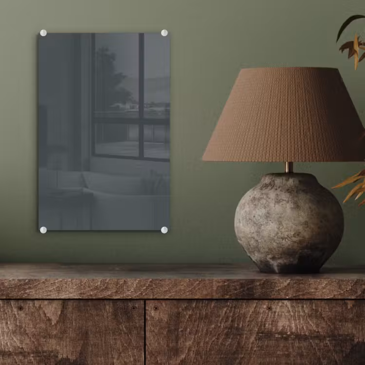 Glas schilderij - Slate - Millstone - Grijs — 4
