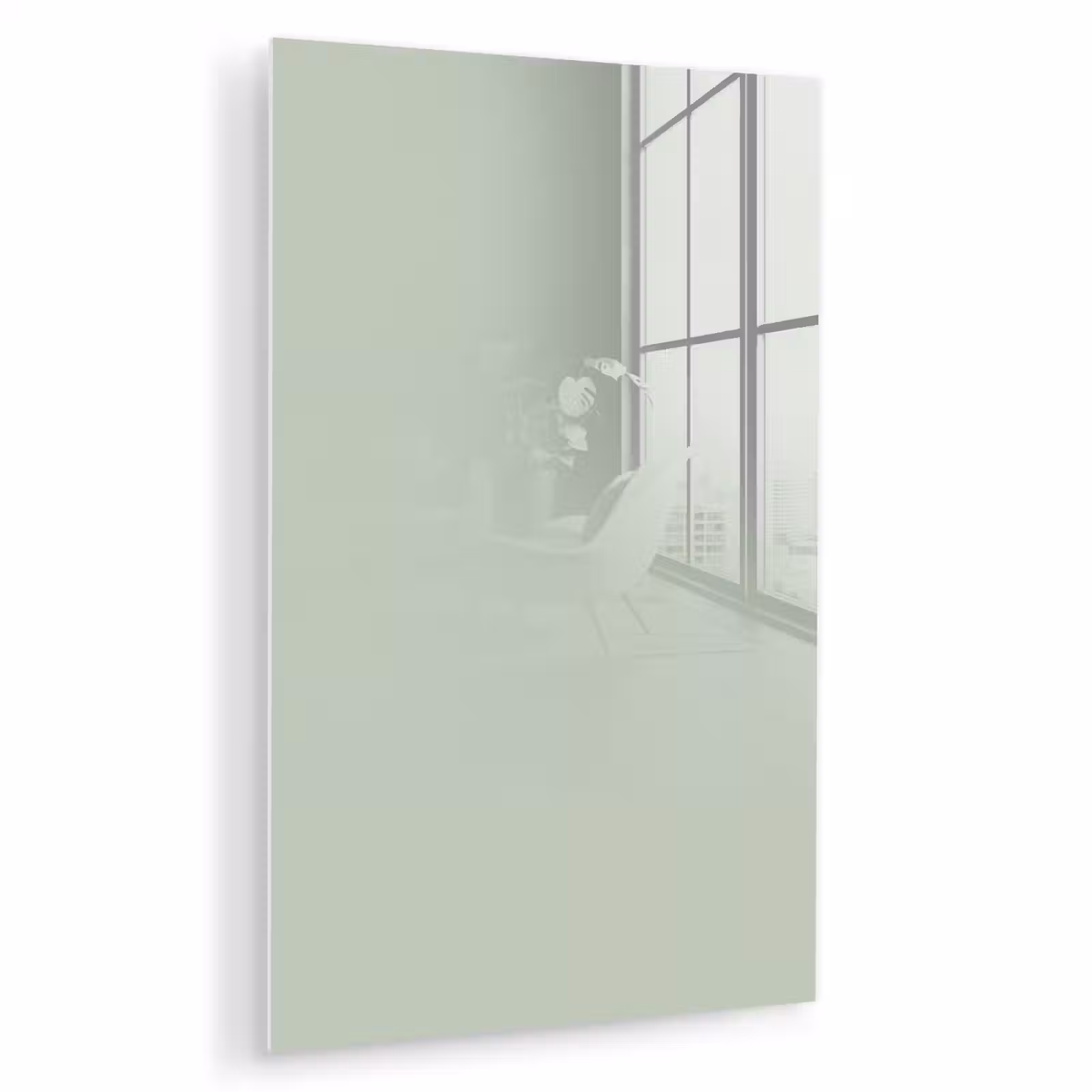 Glas schilderij - Frosted - Mint - Groen — 1