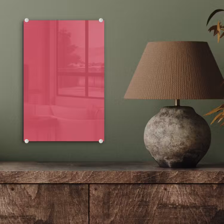 Glas schilderij - Bold - Berry - Rood — 4
