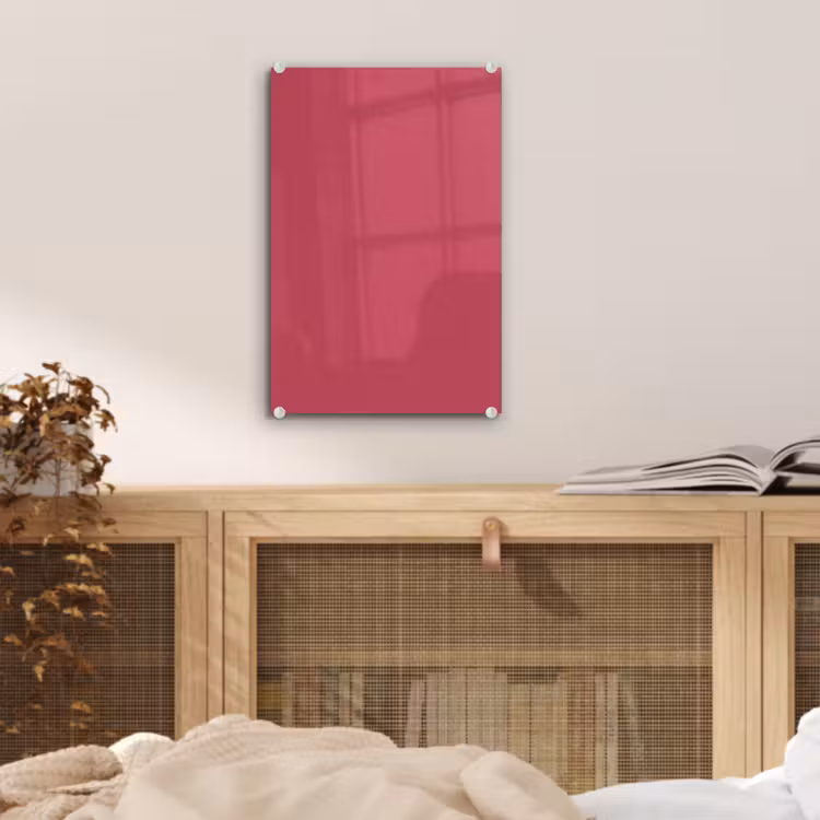 Glas schilderij - Bold - Berry - Rood — 5