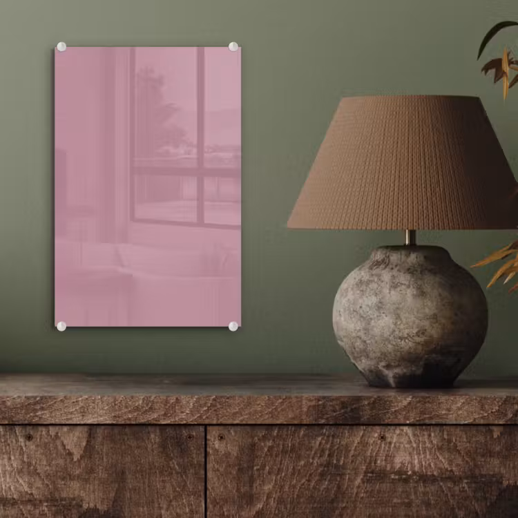 Glas schilderij - Dusty - Mauve - Paars — 4