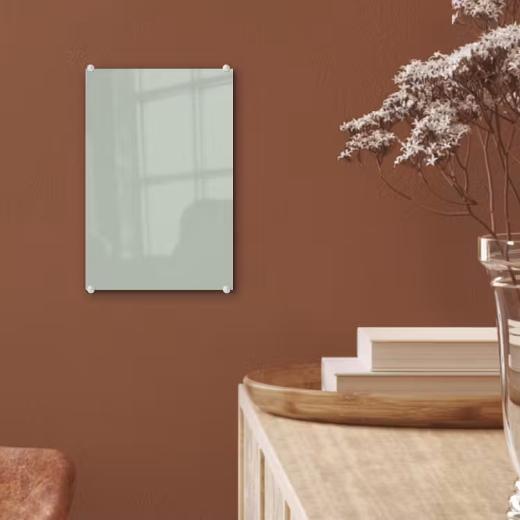 Glas schilderij - Frosted - Mint - Groen — 6