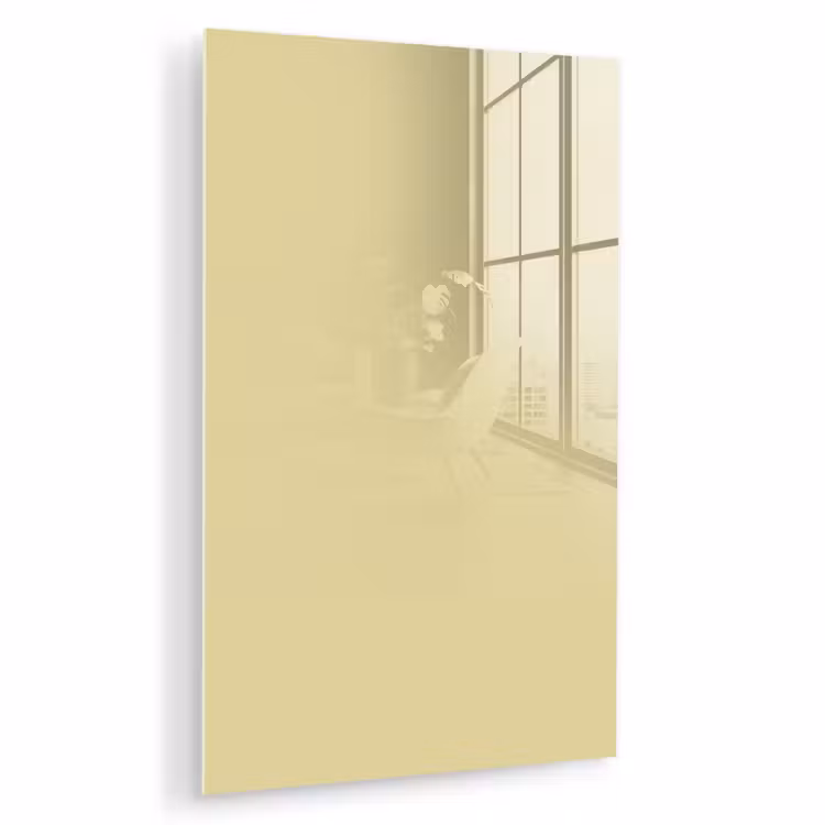 Glas schilderij - Mellow - Touch - Geel — 1