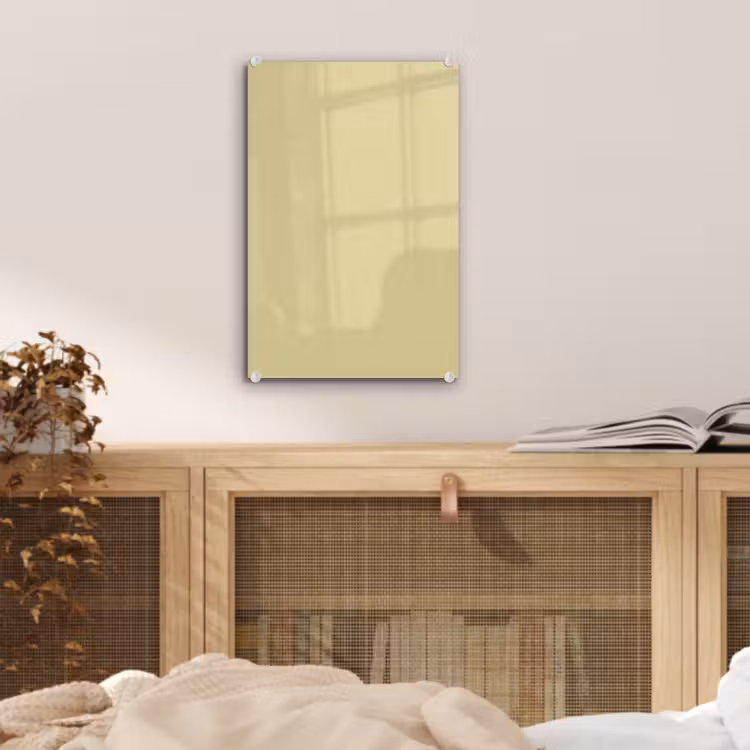 Glas schilderij - Mellow - Touch - Geel — 5