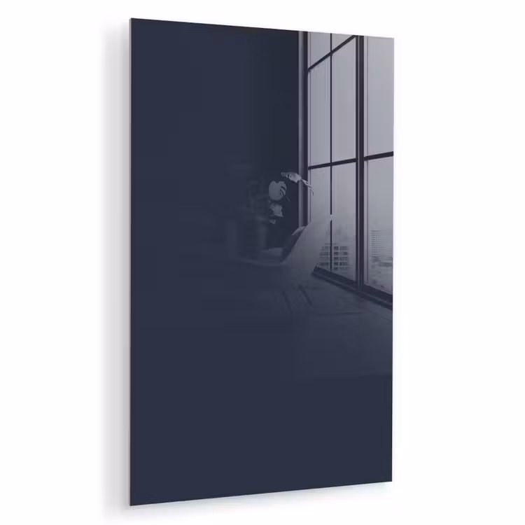 Glas schilderij - Midnight - Swing - Blauw — 1