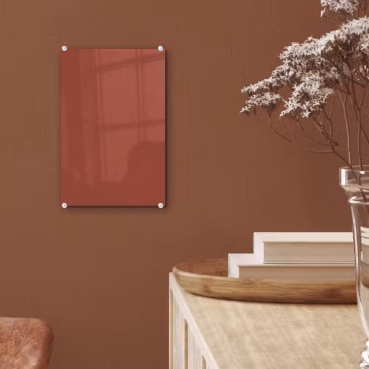 Glas schilderij - Rustic - Terracotta - Oranje — 6
