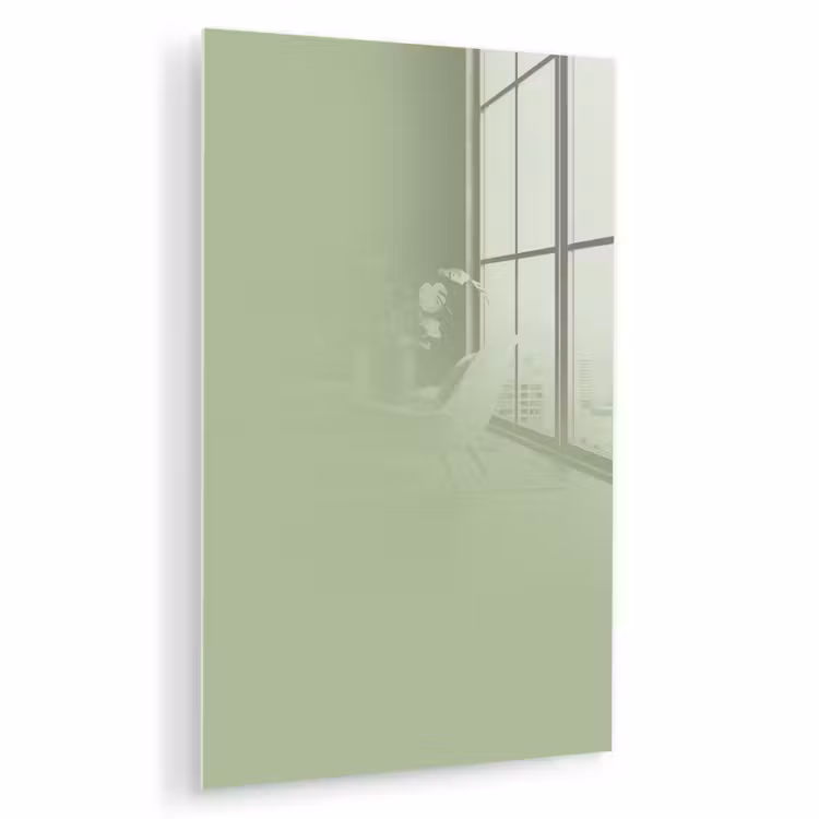 Glas schilderij - Spring - Sprint - Groen — 1