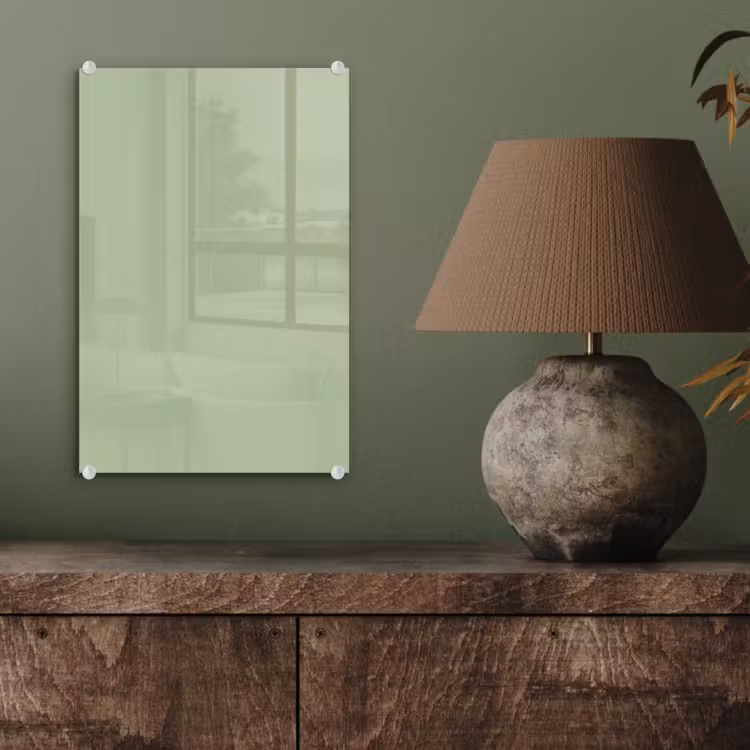 Glas schilderij - Spring - Sprint - Groen — 4