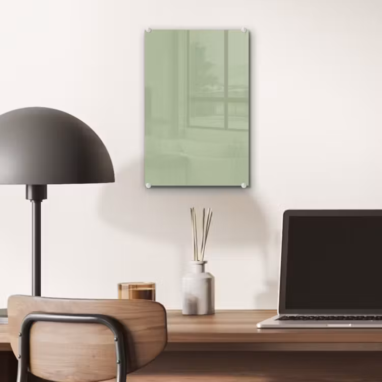 Glas schilderij - Spring - Sprint - Groen — 7