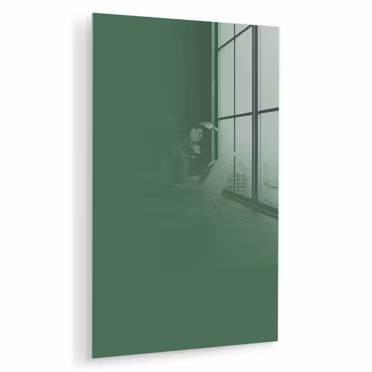 Glas schilderij - Deep - Sagewood - Groen — 1