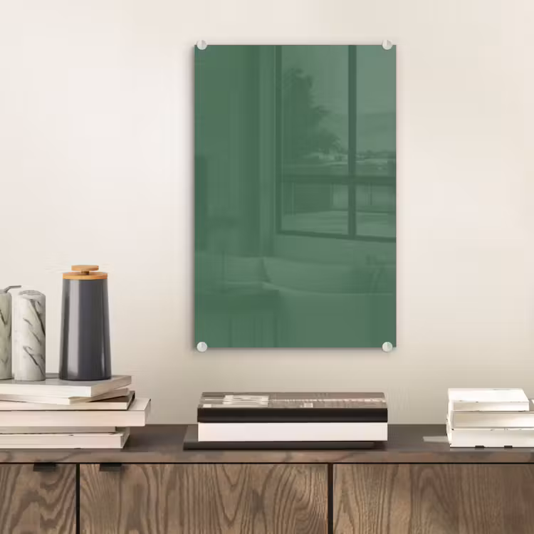 Glas schilderij - Deep - Sagewood - Groen — 2