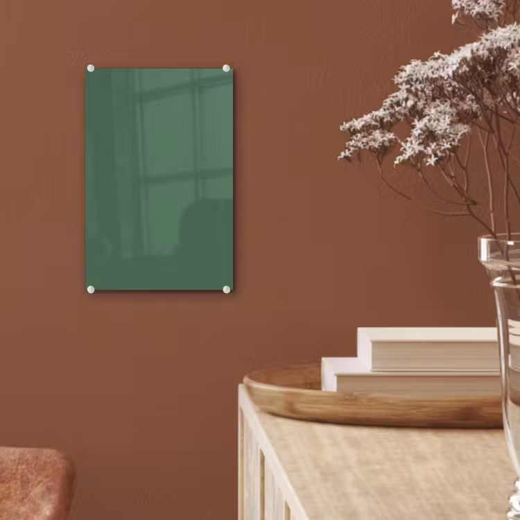 Glas schilderij - Deep - Sagewood - Groen — 6