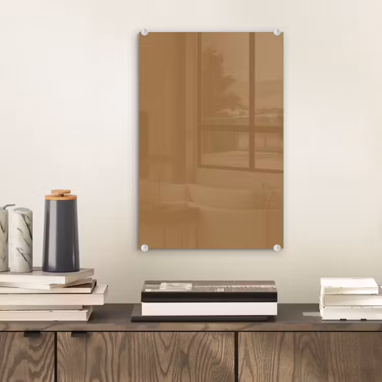 Glas schilderij - Sahara - Earth - Oranje — 2