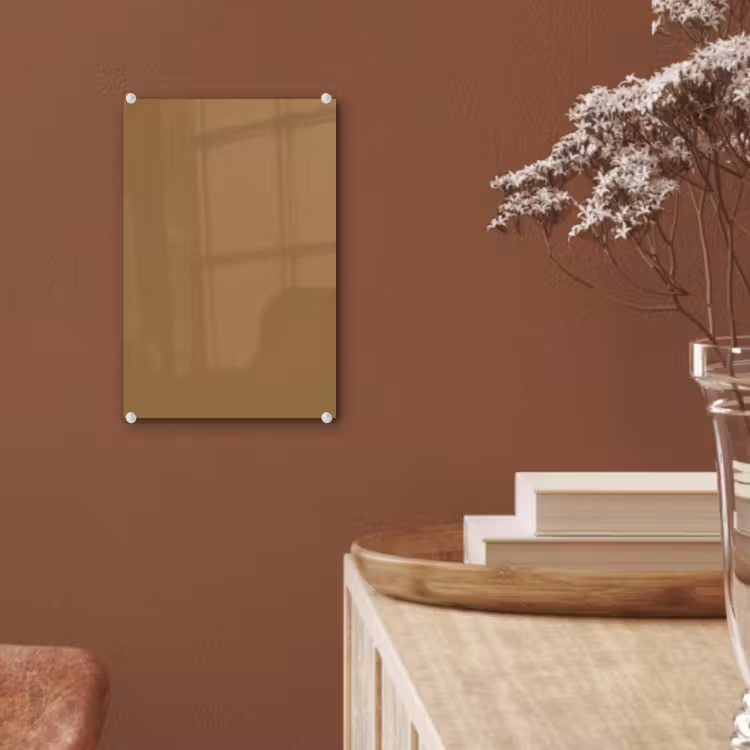 Glas schilderij - Sahara - Earth - Oranje — 6