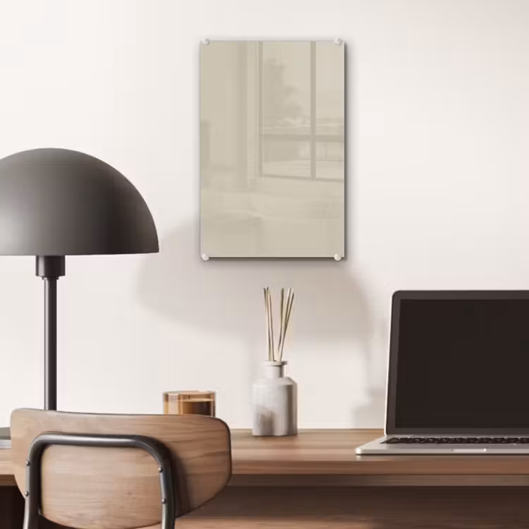 Glas schilderij - Urban - Pebble - Grijs — 7